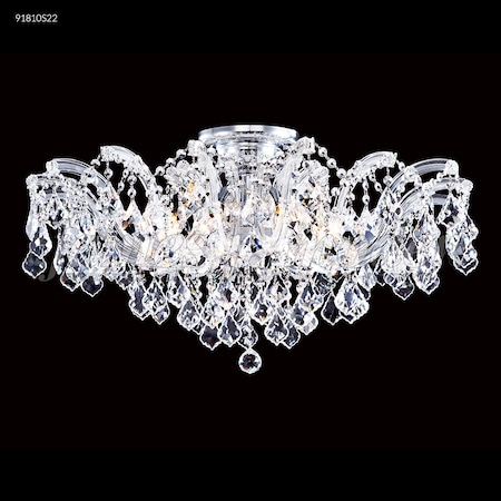 James R Moder Maria Theresa 8 Light Flush Mount 91810GL0T